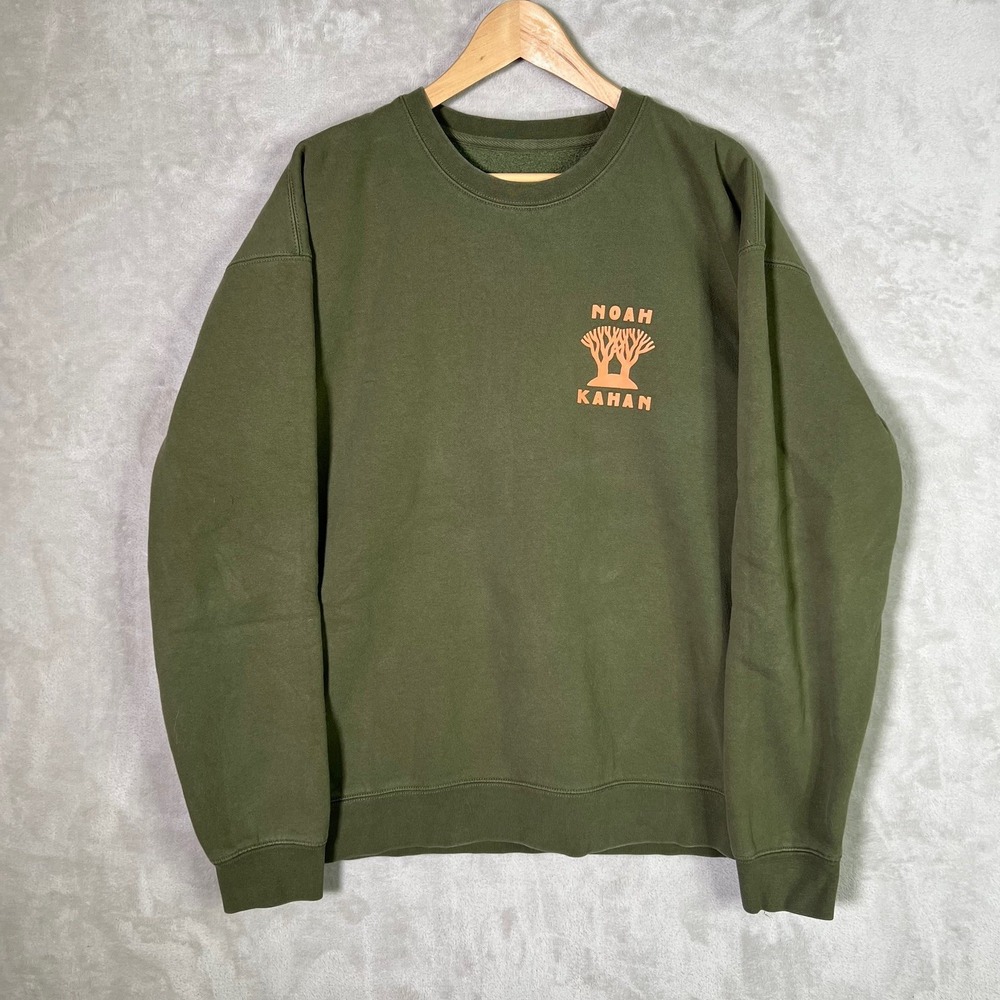 Noah Kahan Sweatshirt Unisex XL Olive Green Crewneck Stick Season 2024 Tour